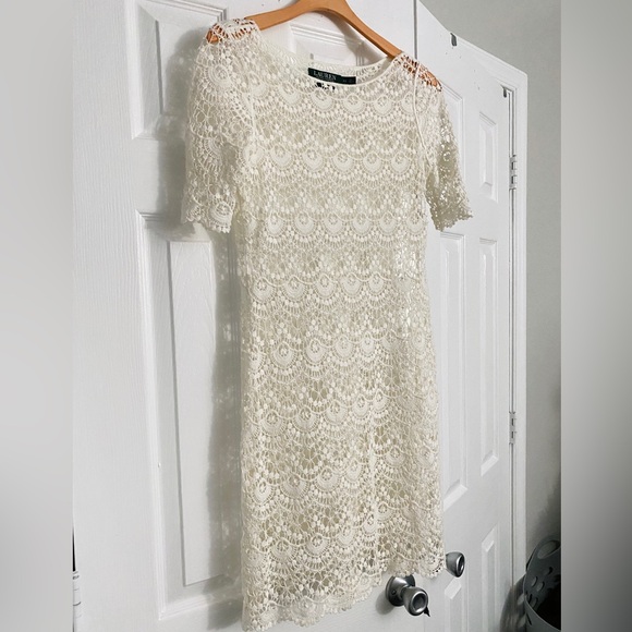 RALPH LAUREN Crochet Dress Without Lining - Picture 4 of 7